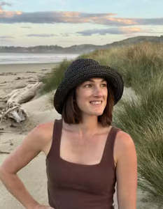 Accessories: ELECTRIC PUKEKO HAT - SANDBELLE BUCKET HAT