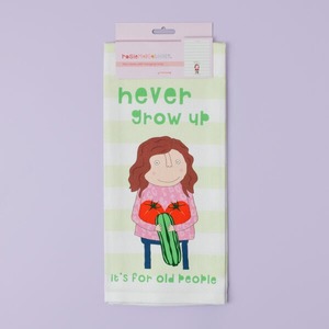 Beach Towels: ROSIE MADE A THING TEA TOWEL - Never Grow Up