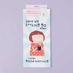 Beach Towels: ROSIE MADE A THING TEA TOWEL - Here We Go