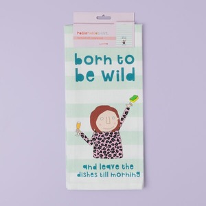 Beach Towels: ROSIE MADE A THING TEA TOWEL - Born To Be Wild
