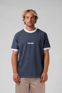 Rpm: RPM RINGER MENS TEE - Slate Blue