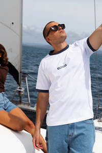 Rpm: RPM RINGER MENS TEE - White