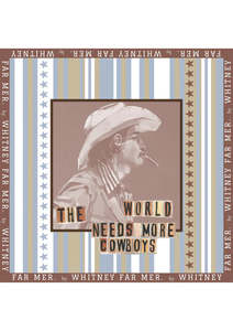 FAR MER BY WHITNEY COTTON BANDANA - STARS & STRIPES