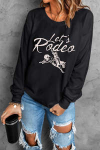 Womens Sweaters Crews: PRICKLE & POLLY - Rodeo Crew