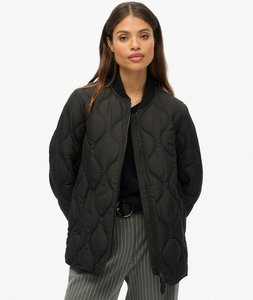 All: SUPERDRY SHORT QUILTED LINER JACKET - Black