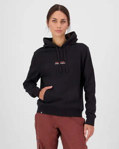 Womens Hoodies: MONS ROYALE  INVERSION MERINO WOMENS HOODIE - Black