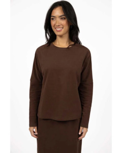 HUMIDITY WILDFIRE L/S TEE - Chocolate