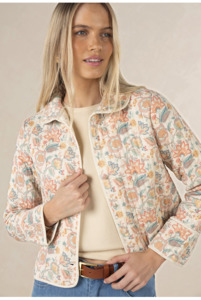 Humidity: HUMIDITY BONNIE JACKET - Blue Print