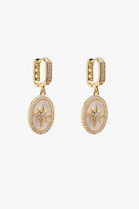 ANTLER EARRINGS  STAR SHIELD