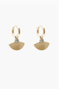 ANTLER EARRINGS FAN HUGGIE