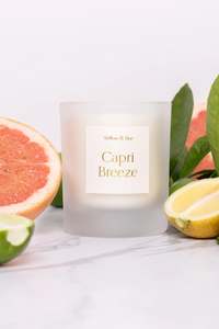 WILLOW & MAE SOY CANDLE - CAPRI BREEZE