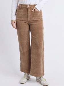 All: FOXWOOD - HENRIETTA CORD PANT - Toasted Coconut