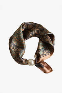 All: ANTLER - PEARL FASTEN NECK TIE - Autumn Mosaic