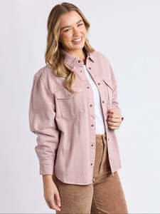 Womens Shirts: FOXWOOD -  DAISY OVERSHIRT - Woodrose
