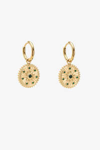 ANTLER EARRINGS  - EMERALD TEMPLE