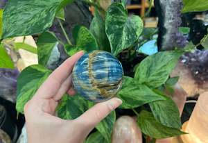 Spheres: Lemurian Aquatine Calcite Sphere