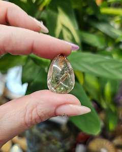 Rutilated Quartz Teardrop #1