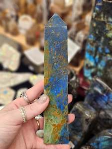 Malachite & Crysocolla Tower