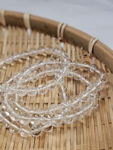 Bracelets 1: Clear Quartz Bead Bracelet
