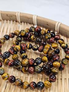 Bracelets 1: Tiger's Eye Bead Bracelet