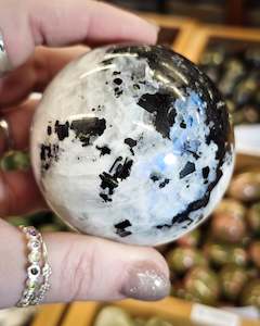 Spheres: Rainbow Moonstone Sphere