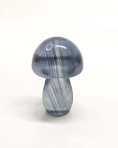 Carvings: Rainbow Fluorite Mushroom #4