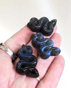 Carvings: Labradorite Snake