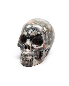 Skulls: Breccicated Pink Opal Small Skull