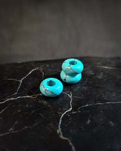 Blue Howlite Crystal Bead