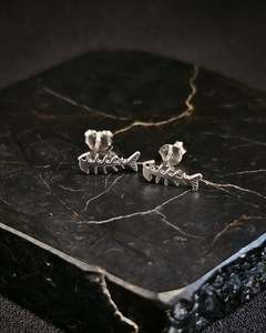 Bracelets: Fish Bone Studs #1