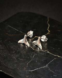 Whale Tail Studs