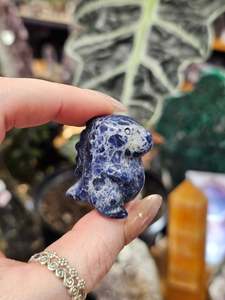 Carvings: Sodalite Dinosaur