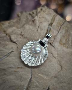 Pendants: Large Shell & Pearl Pendant