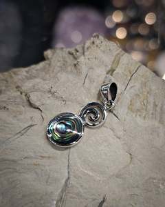 Pendants: Paua & Koru Pendant