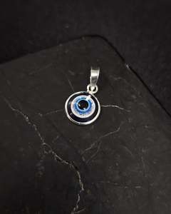 Small Round Evil Eye Pendant #1