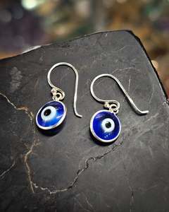 Small Evil Eye Earrings