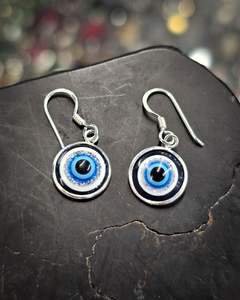 Evil Eye: Medium Evil Eye Earrings