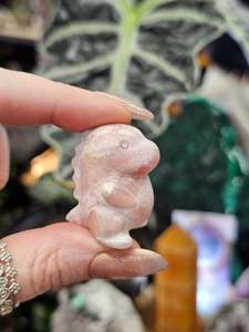 Comfort: Pink Opal Dinosaur