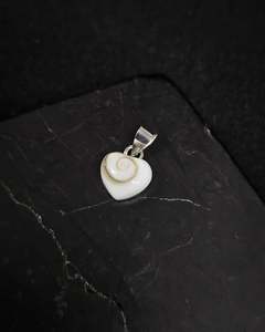 Protection: Small Heart Cat's Eye Pendant