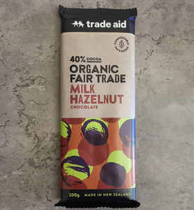 Products: Fair trade Milk Hazelnut Chocolate - The Little Things
