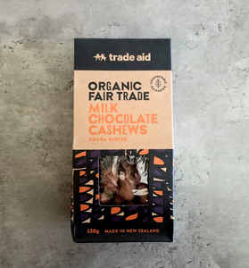 Organic Fair Trade Milk Chocolate Cashews - The Little Things