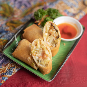 Products: Spring Rolls The Long Bar on Bran