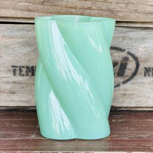 Vase - Jada Green Glass
