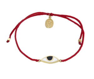 Aries: TIGER FRAME - BLESSING BRACELET - EYE PROTECTION - RED/GOLD