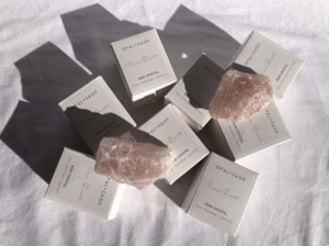 OPAL + SAGE - BOXED CRYSTAL - ROSE QUARTZ