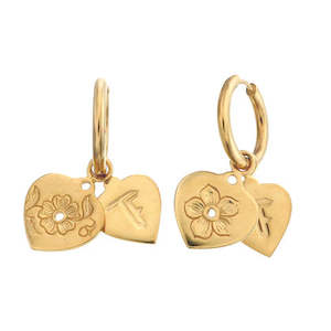 Tiger Frame: TIGER FRAME - FLORES HOOPS - GOLD