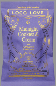 Loco Love Chocolate: LOCO LOVE - MIDNIGHT COOKIES & CREAM