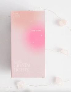 KRYSTLE KNIGHT - TWINKLE CRYSTAL LIGHTS - ROSE QUARTZ