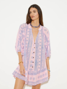 BOTEH - RHAPSODY LA PONCHE FRILL DRESS - MUSK