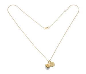 TIGER FRAME - NECKLACE - MINI DECO DAISY - HOWLITE GOLD